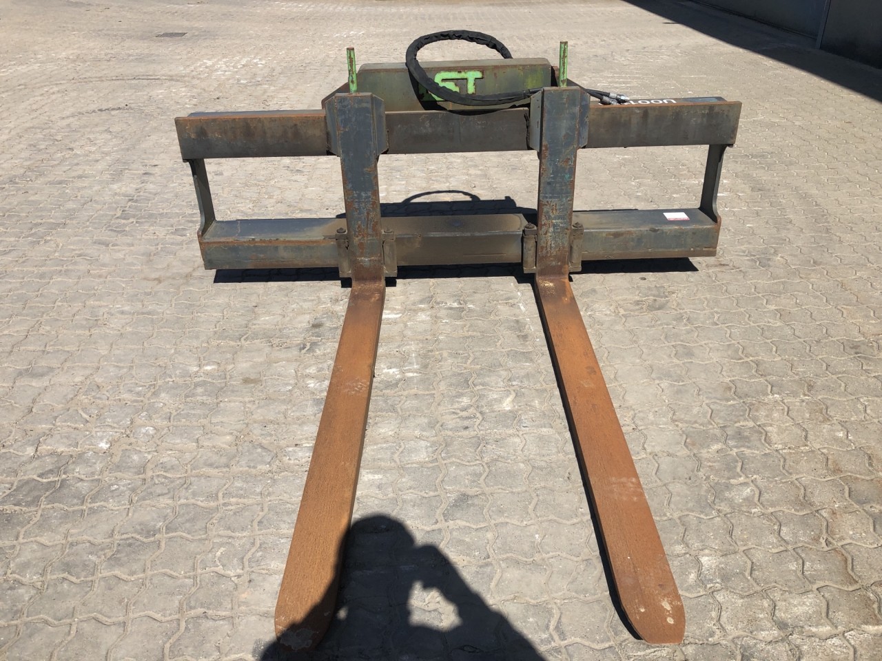 Gaffelflytter - 5 tons - 2000mm bred - 1600mm gafler